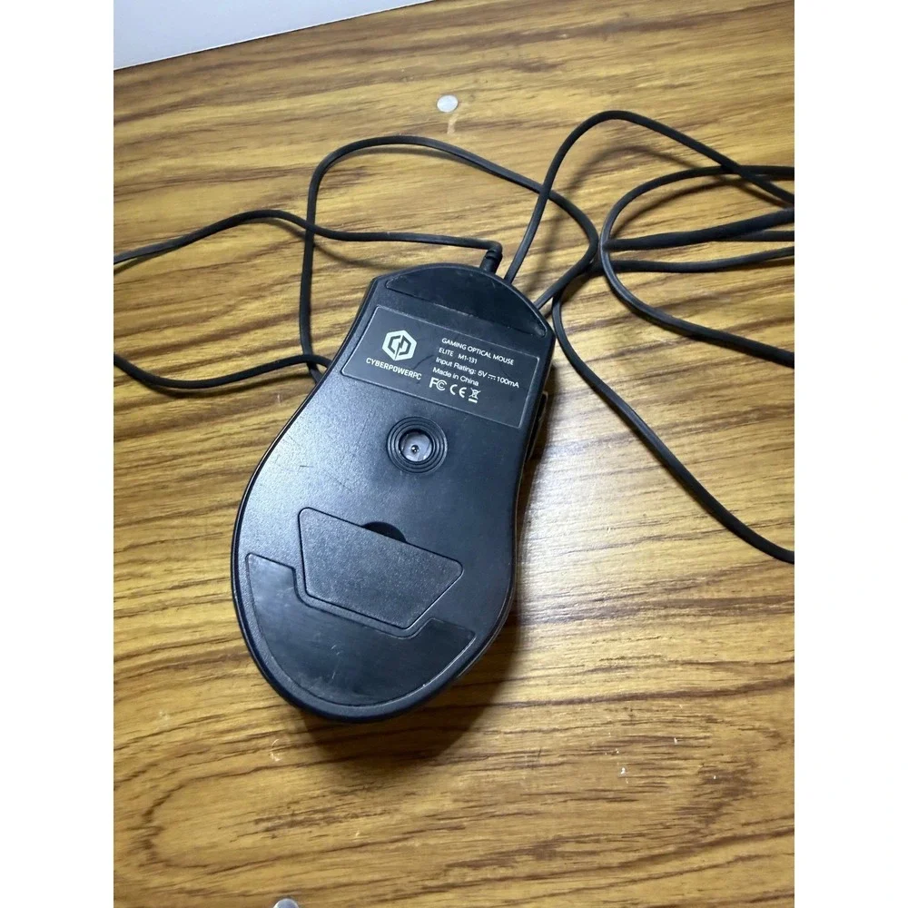CYBERPOWERPC Gaming Optical Mouse RGB Wired Black‎ Elite Pro
